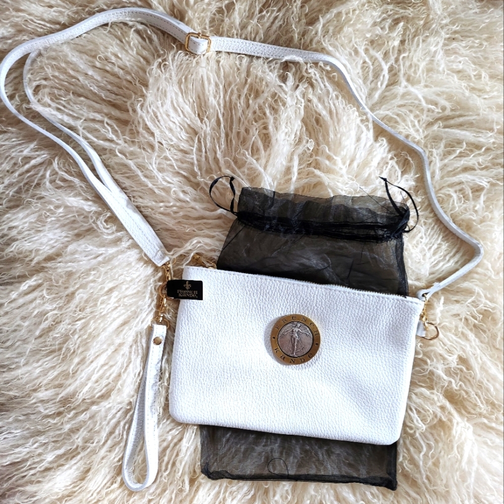 French Kande Leather Crossbody Bag